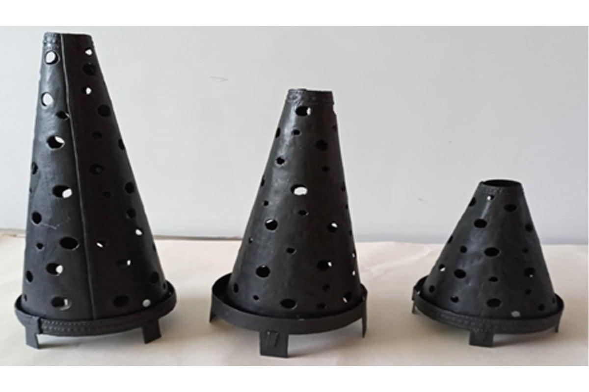 Metal Cone Lanterns