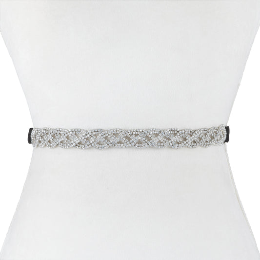Crystal Braid Belt